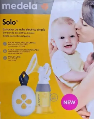 Extrator de Leite Elétrico Medela Solo Seminovo, Excelente Estado!