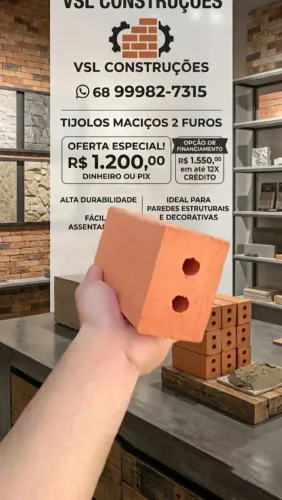 TIJOLOS DIRETAMENTE DA FÁBRICA 