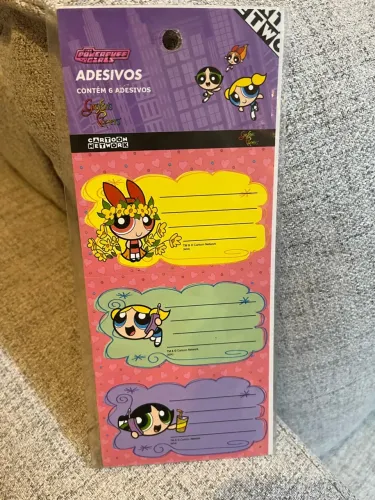 Etiquetas adesivas meninas super poderosas 
