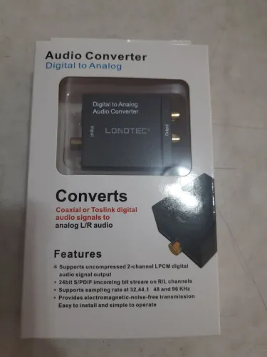 Conversor de áudio Digital óptico para Rca 