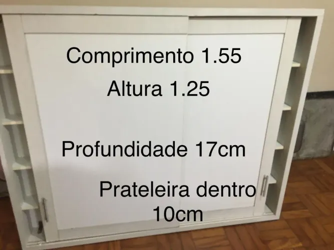 Estante de MDF USADA MEDIDAS NA PEÇA