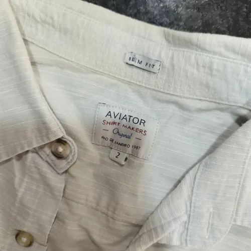 Camisa Aviator Branca 
