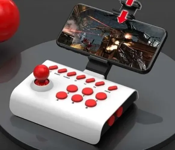 Controle Arcade Fliperama Bluetooth Nint. Switch, PS3, PS4, PC