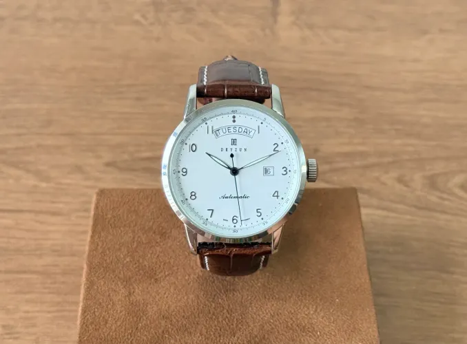 Relógio Automático Suíço Day Date Dryzun Presidente 