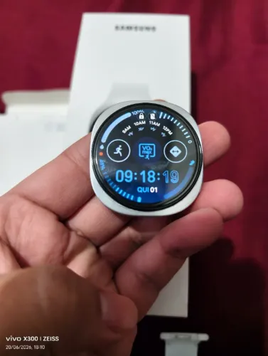 Smartwatch Samsung Galaxy Watch8 40mm, Prata Galaxy AI