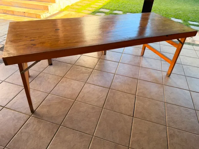 Mesa Tramontina 2,00 x 0,80 com Pés Dobráveis