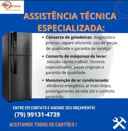 Conserto de geladeira, freezer - ATENDIMENTO IMEDIATO