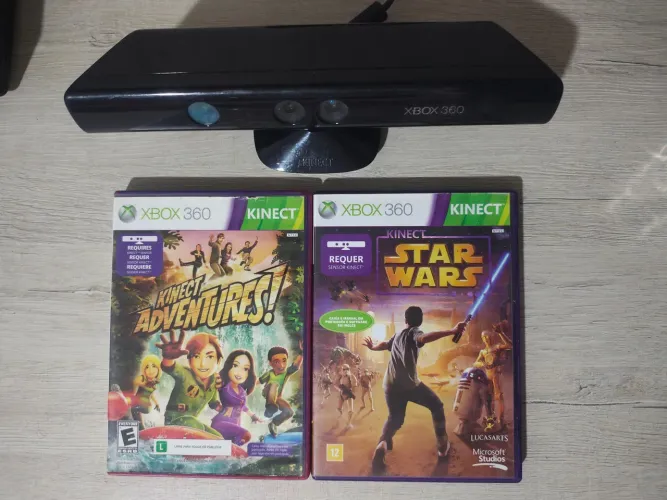 Kinect Xbox 360 + jogos originais