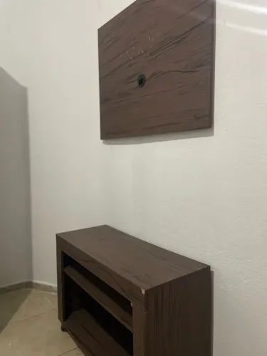 Rack com Painel para TV - Amadeirado