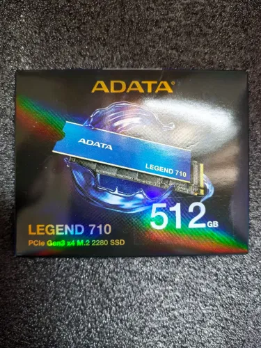 SSD 512GB NVMe M.2 ADATA Legend 710 PCIe 3.0 Heatsink