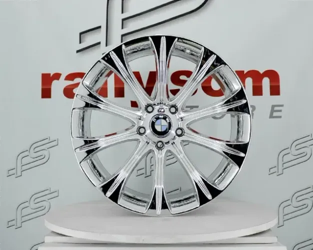 Jogo de Roda Bmw  Style 166 V-Chrome 5x120 - 19x9 e 19x10 Offset 14 e20 (NV)