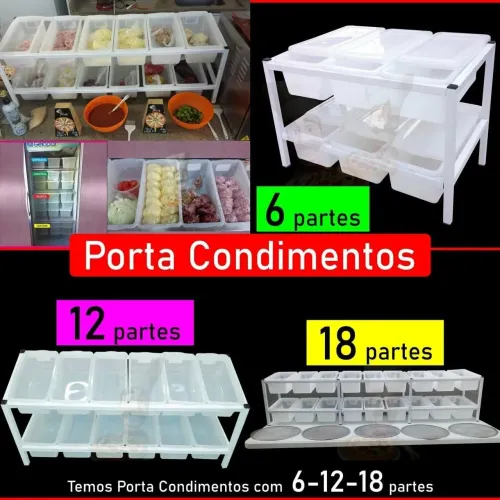 Porta Suprimentos Pizzaiola condimentadora (novo)fabrica