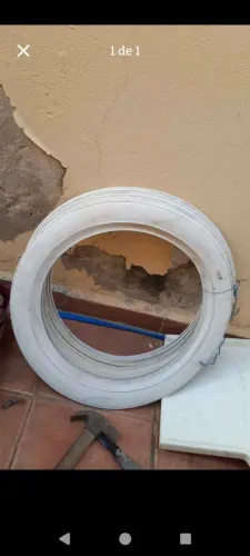 Faixa branca para caminhão