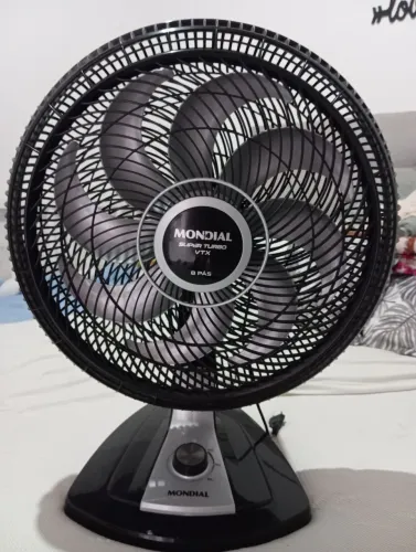 Ventilador Tufão Super Turbo 8 Pás Mundial