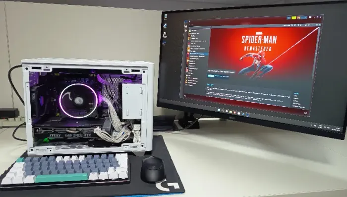 PC Gamer Mini ITX | Xeon 2667v4 3.2GHZ - RTX 2060 12GB - 16GB RAM - NvME 256GB - HD 1TB
