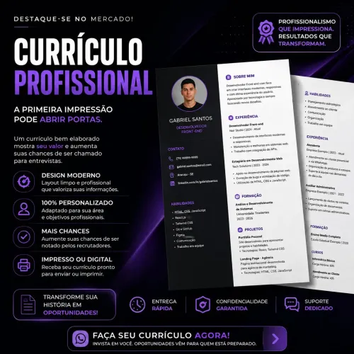 Precisa de Currículo para Primeiro Emprego?