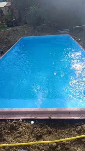 Piscina 5 mts retangular com hidro e garantia