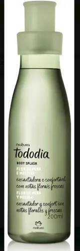 Natura Body Splash Tododia Flor De Pêra E Melissa 200ml