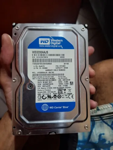 HD 320GB WesternDigital Blue sata Computador DVR Desktop backup