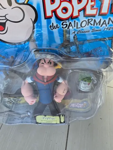 Popeye boneco lacrado rico em detalhes