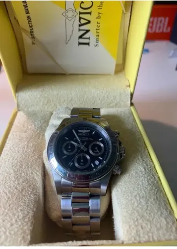 Relógio Aço Inox Invicta Preço Promocional 