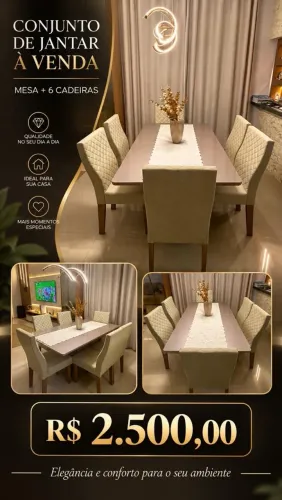 Sofás, mesas e ilhas de cozinha para deixar seu lar ainda mais lindo e aconchegante! ?
