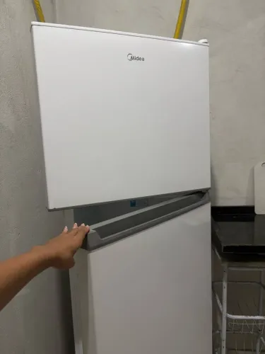 Geladeira Midea Defrost Duplex Branca