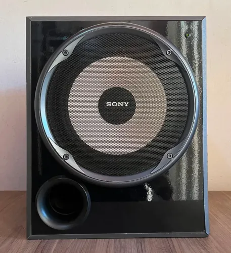 Subwoofer Ativo Usado Sony Muteki Leia Descrição