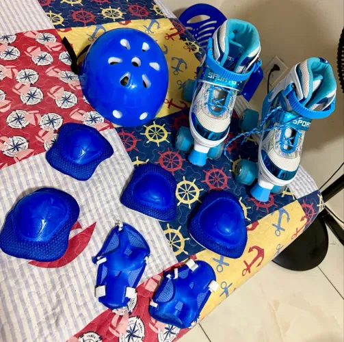 Kit Patins com todos acessórios