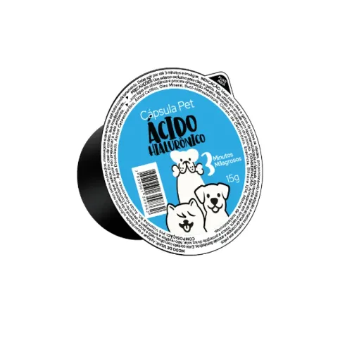 Cápsula Pet Ácido Hialurônico 15g Hidratação Lyz