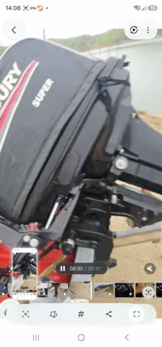 Motor Mercury 15 HP super 2022 com nota