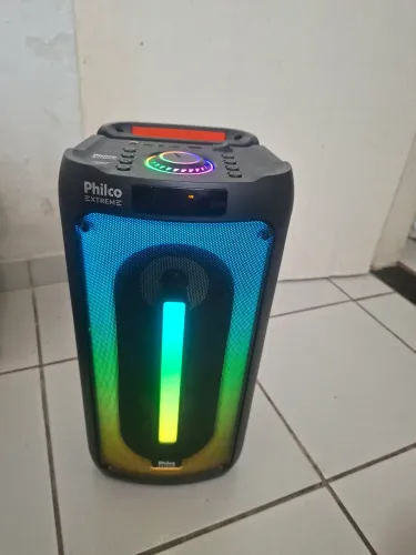 Caixa de som Bluetooth philco 