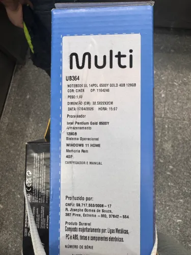 Notbook multi ultra lacrado