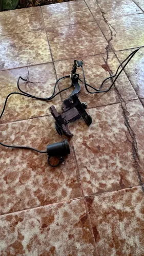 Suporte celular Para Moto De Alumínio Universal Com Carregador Usb
