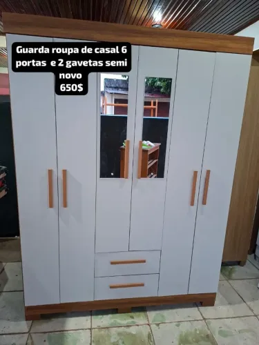 Guarda roupa de casal seminovo