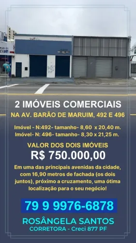 Excelente Galpões com 8,60×20,40 e 8,30×21,25