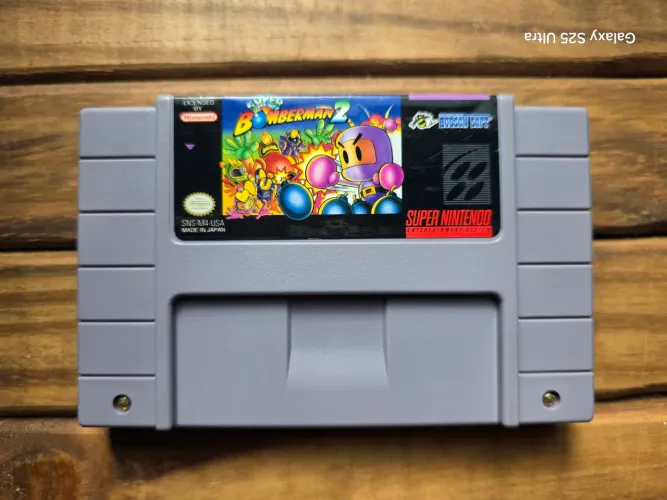 Cartucho Super Bomberman 2 Original - Super Nintendo (SNES) - Impecável