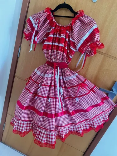 Vestido quadrilha