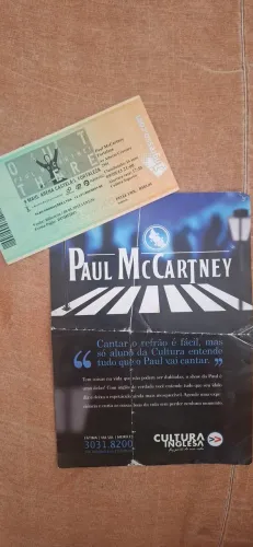 Paul McCartney (Kit de colecionador ingresso+encarte)