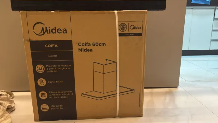 Coifa Midea 60 cm Painel Touch