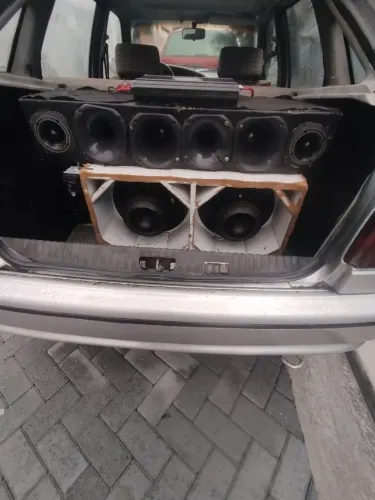 sóm automotivo completo aceito troca em outro com volta
