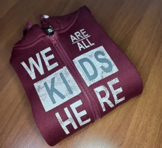 Casaco infantil super grossinho e quentinho vinho