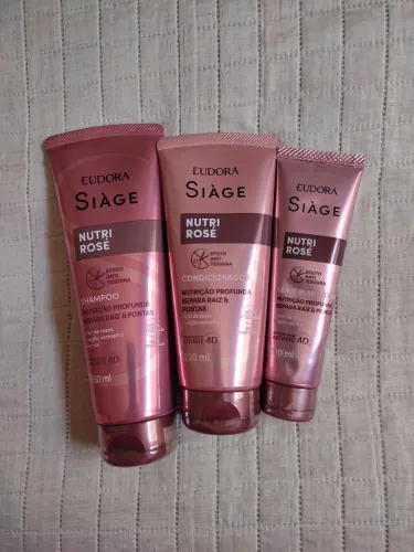 Kit de cabelo Eudora Nutri rosé