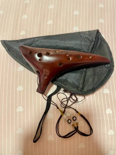Flauta Tibetana Ocarina Cerâmica