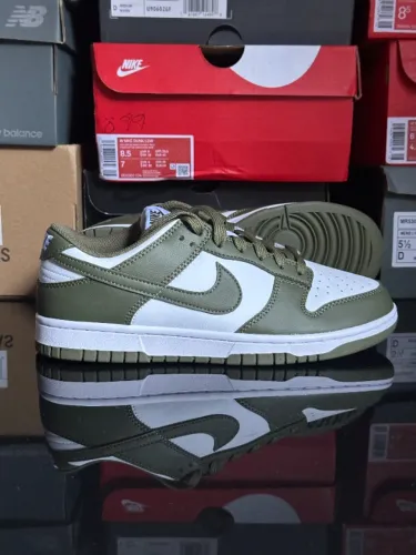 nike dunk low medium olive - tamanho 38, original #823