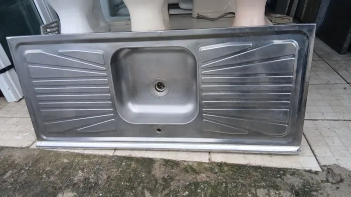 Pia inox 1,20