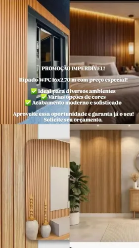 Ripado Placa de WPC - PROMOÇÃO 109.90 peça