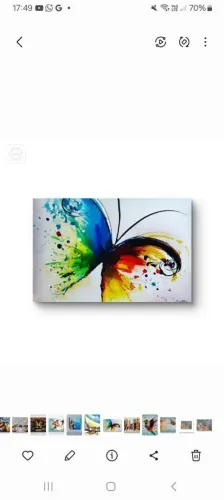 Tela arte Borboleta 1.30×0.90