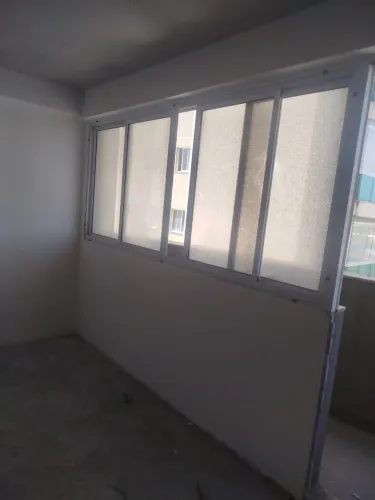 Janela de 2,70 x 1.20 4 bandeira alumínio branco reforçado