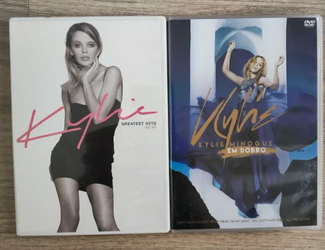 DVD Kylie Minogue Greatest e Kylie Minogue em dobro 